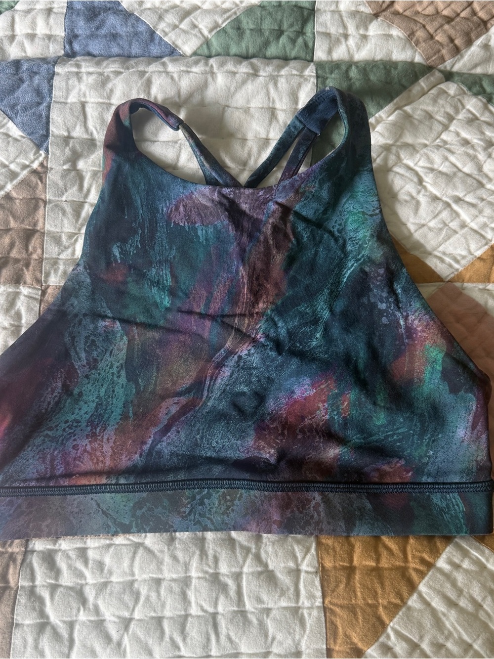Lululemon high neck energy bra